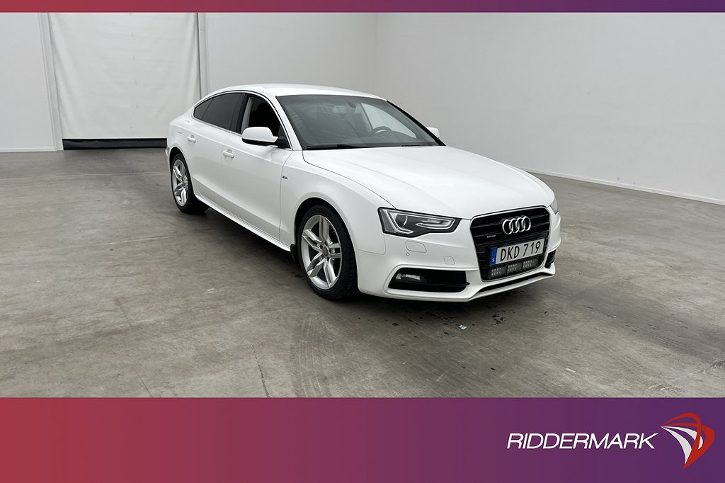 Audi A5 Sportback 2.0 TDI Quattro 190hk S-Line Sensorer Drag