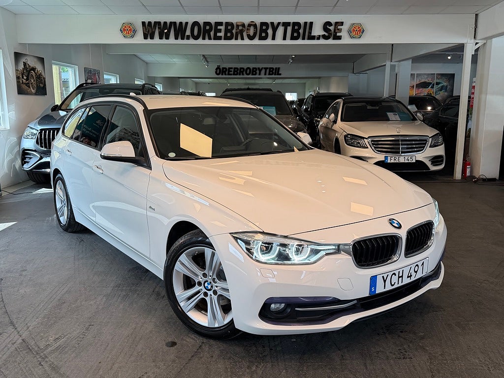 BMW 318D Touring Steptronic Sport line Drag Lågmil LCI 150hk 