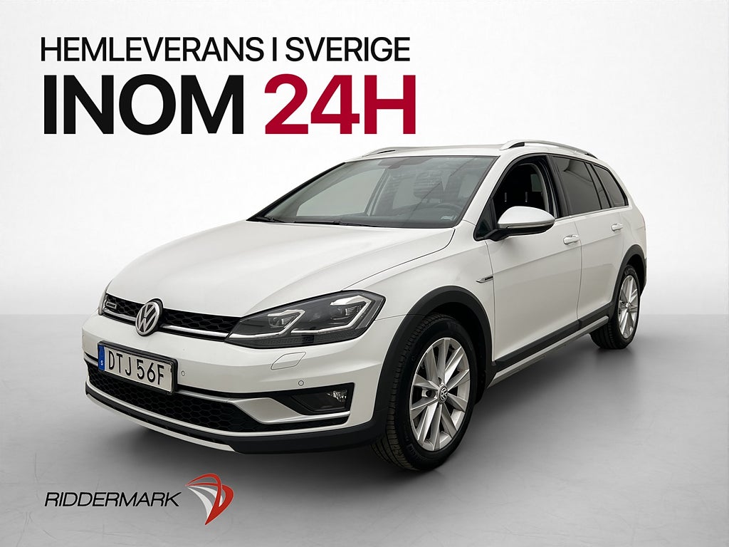 Volkswagen Golf Alltrack 4Motion 184hk Kamera CarPlay Drag