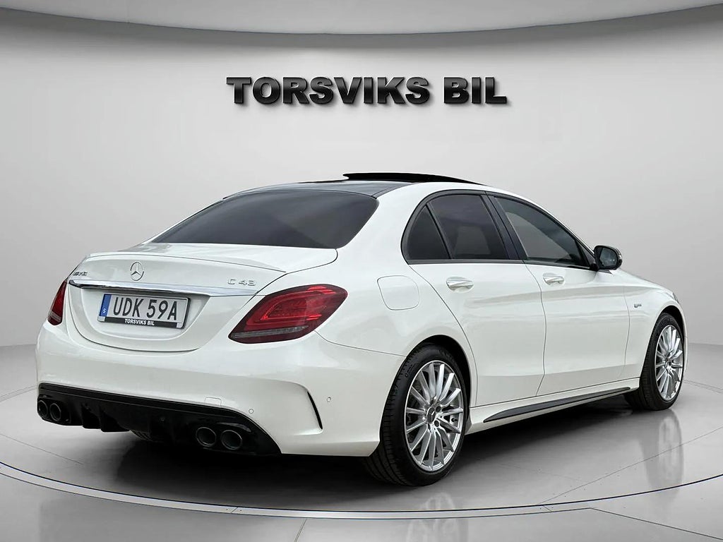 Mercedes-Benz AMG C 43 4MATIC AMG Line Designo Pkt 3500 Mil 1 Ägare - miniatyr 6