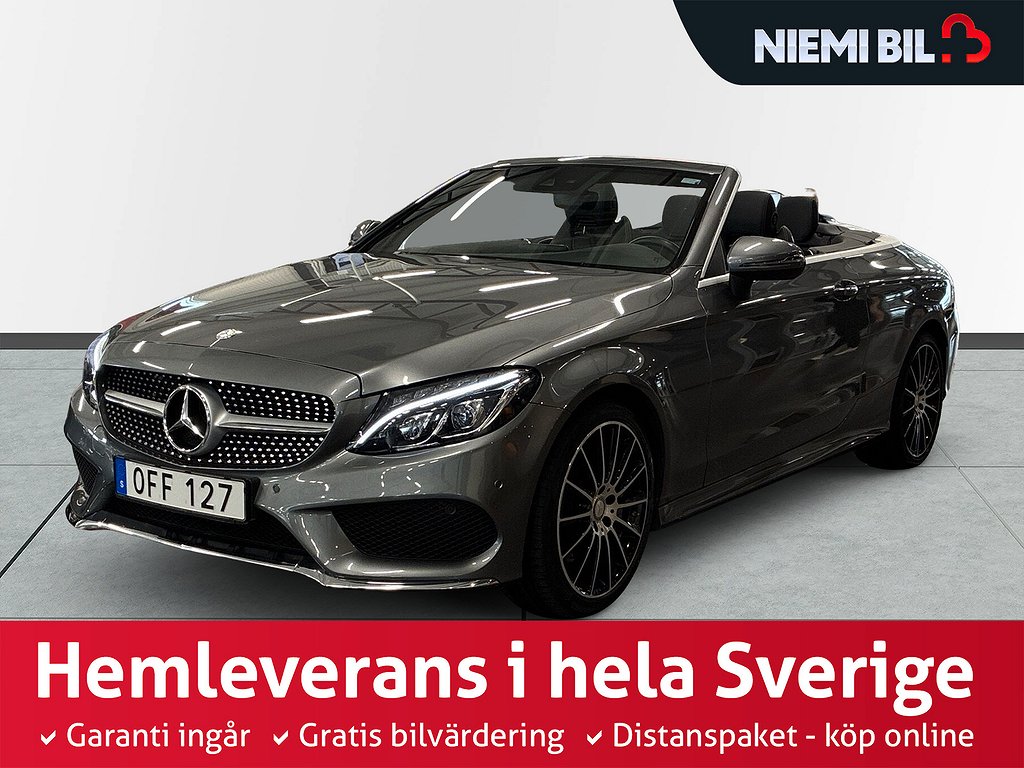 Mercedes-Benz C 250 Cabriolet AMG Line Bkamera/farthållare