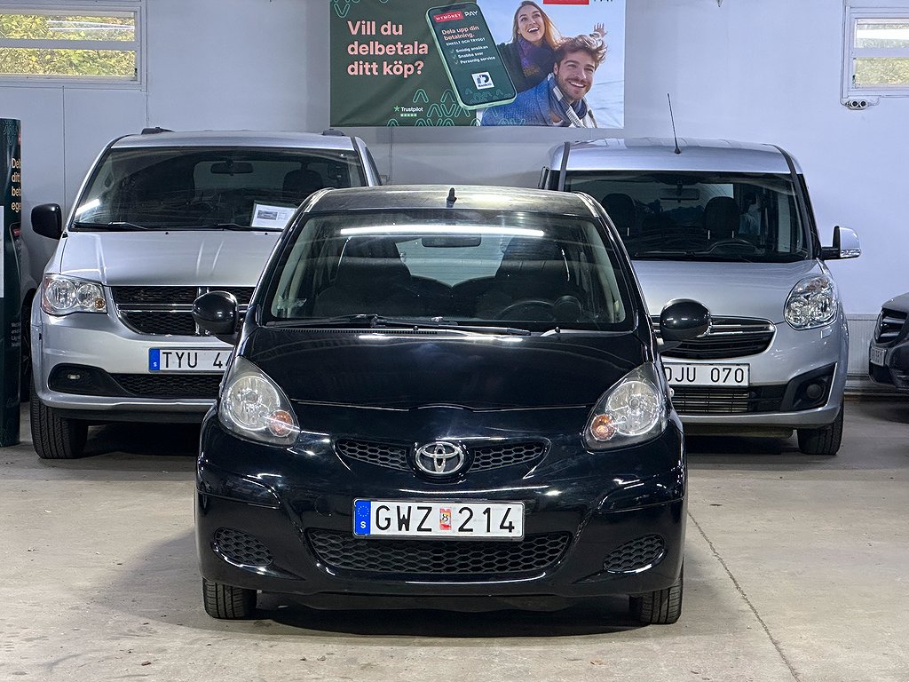 Toyota Aygo 5-dörrar 1.0 VVT-i Euro 4 Nybesiktigad 