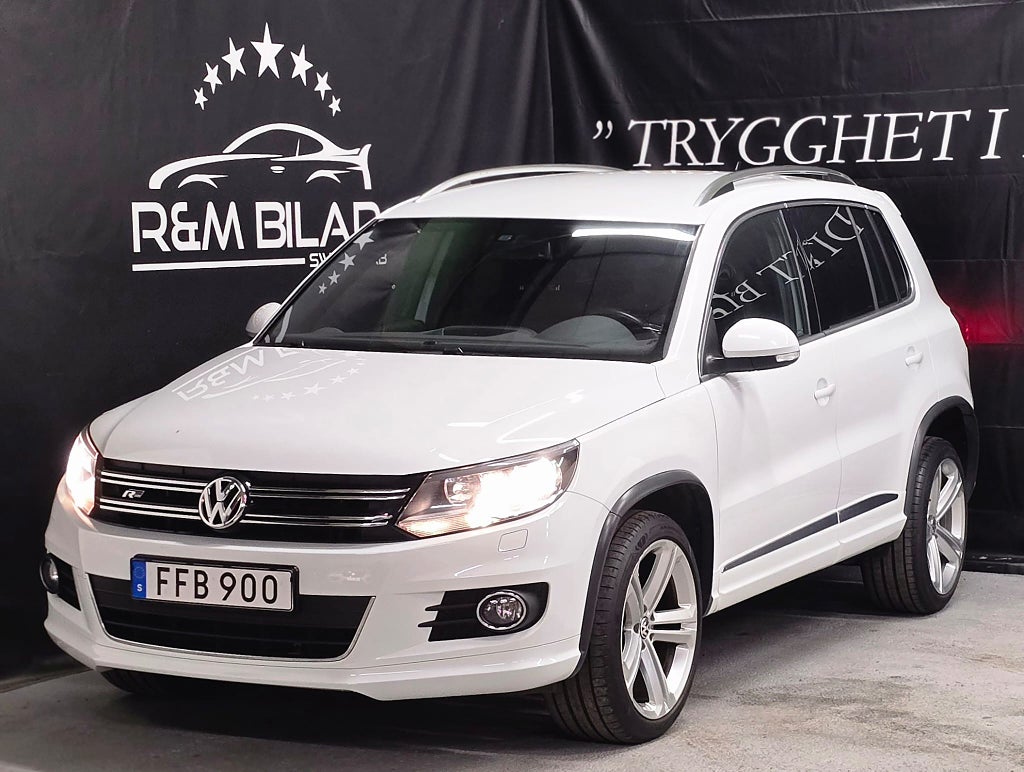 Volkswagen Tiguan R-line, 4WD, 1-ägare, Drag, Kamera, Ny Bes!!!