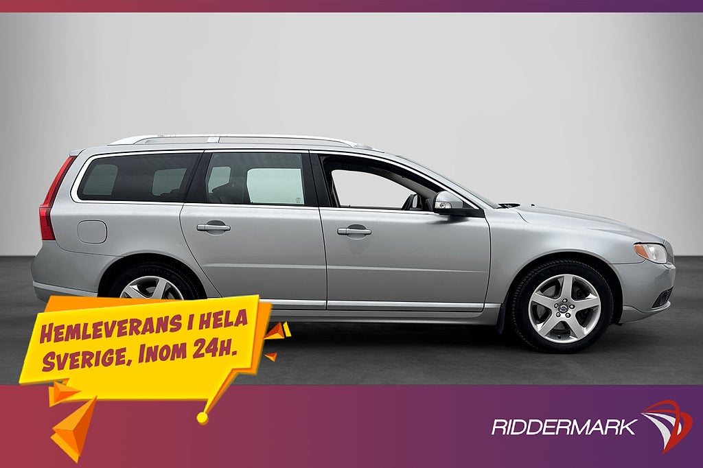 Volvo V70 D5 Geartronic Summum Skinn Drag 3-Brukare 185hk