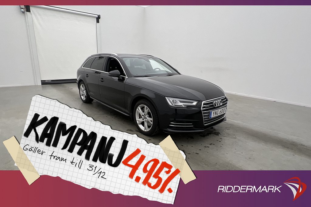 Audi A4 Avant 2.0 TDI Q Proline Pano Cockpit D-V 4,95% Ränta