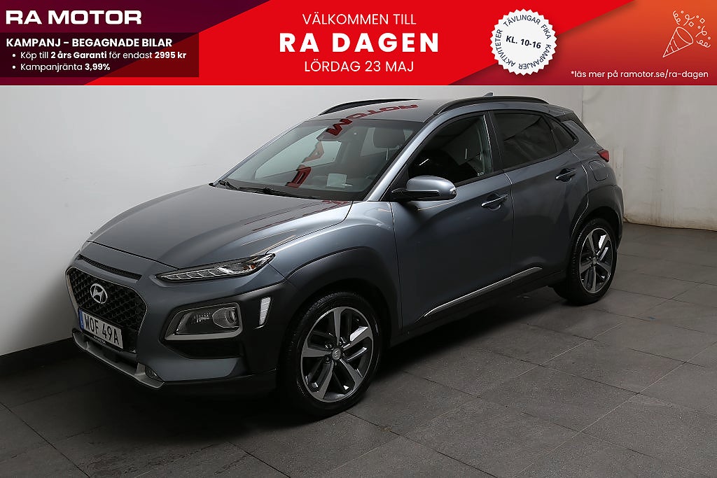 Hyundai Kona 1,6 T-GDI 177hk Premium AWD Aut HuD KRELL Motorvärmare