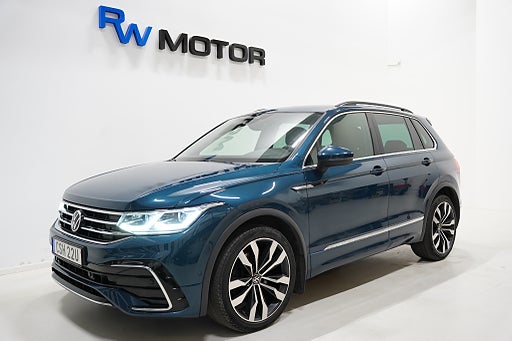 Volkswagen Tiguan 2.0 TDI 200hk 4M R-Line Cockpit B-kam D-värm Skinn 20"
