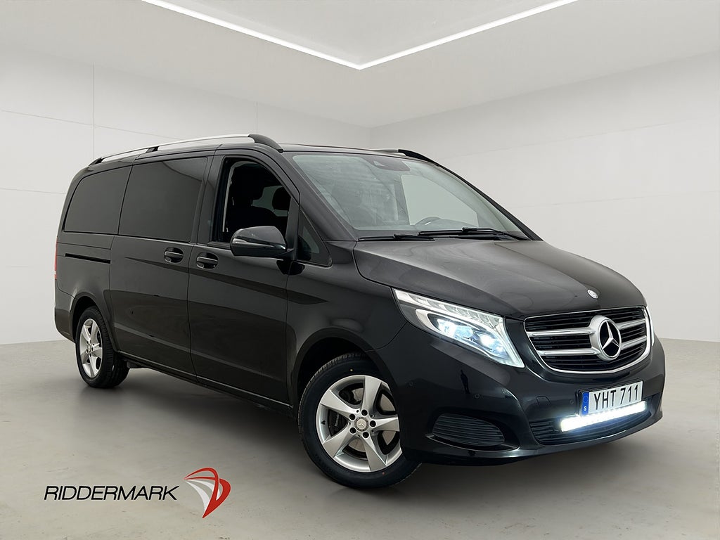 Mercedes-Benz V 220 d Lång Värmare Dragkrok B-Kamera 8-Sits