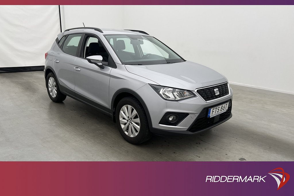 Seat Arona 1.0 TSI 115hk Style Värmare Sensorer CarPlay Drag