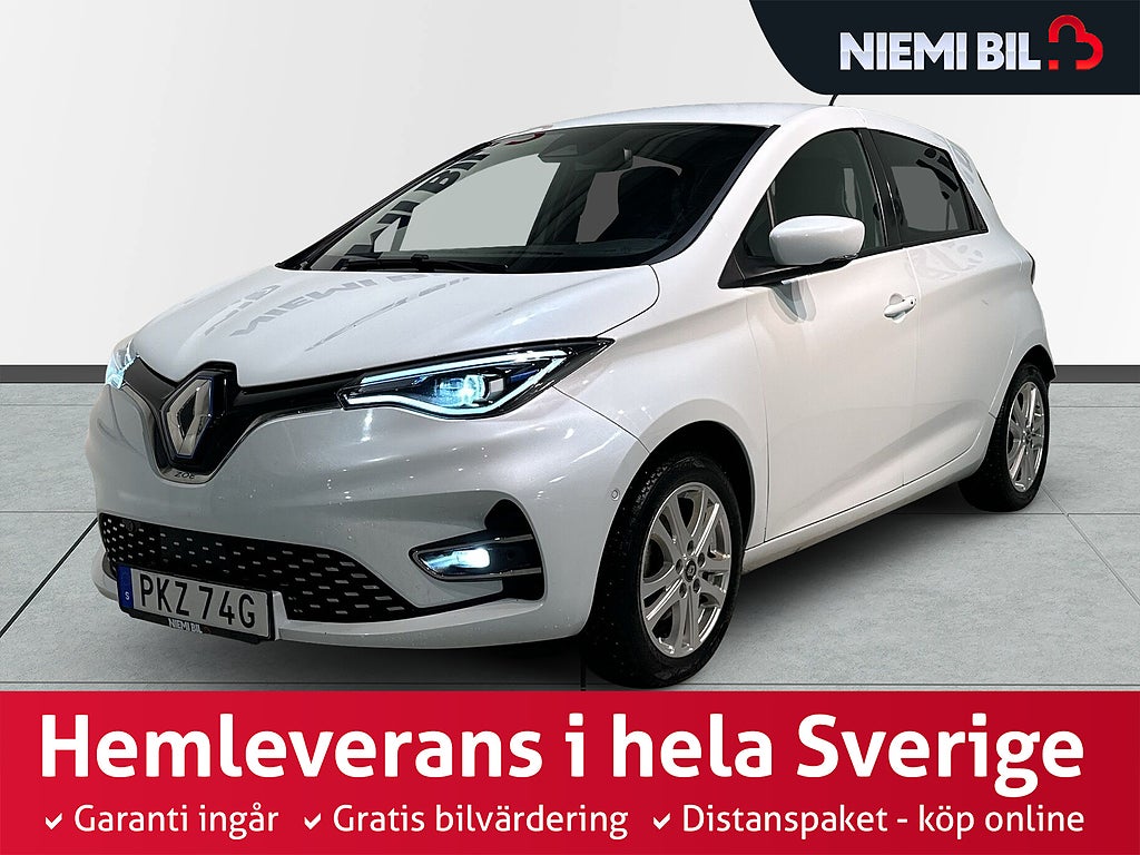 Renault Zoe R135 52 kWh Psens Kamera Cockpit GPS S/V-hjul