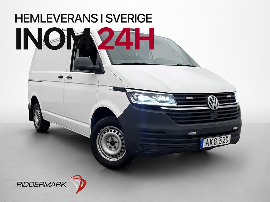 Volkswagen Transporter T30 2.0 TDI Värmare Drag CARPLAY Moms