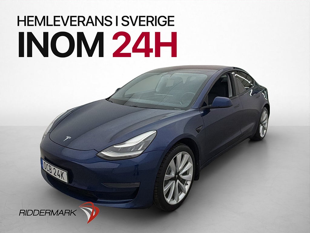 Tesla Model 3 Long Range AWD Autopilot Pano P-Sensorer