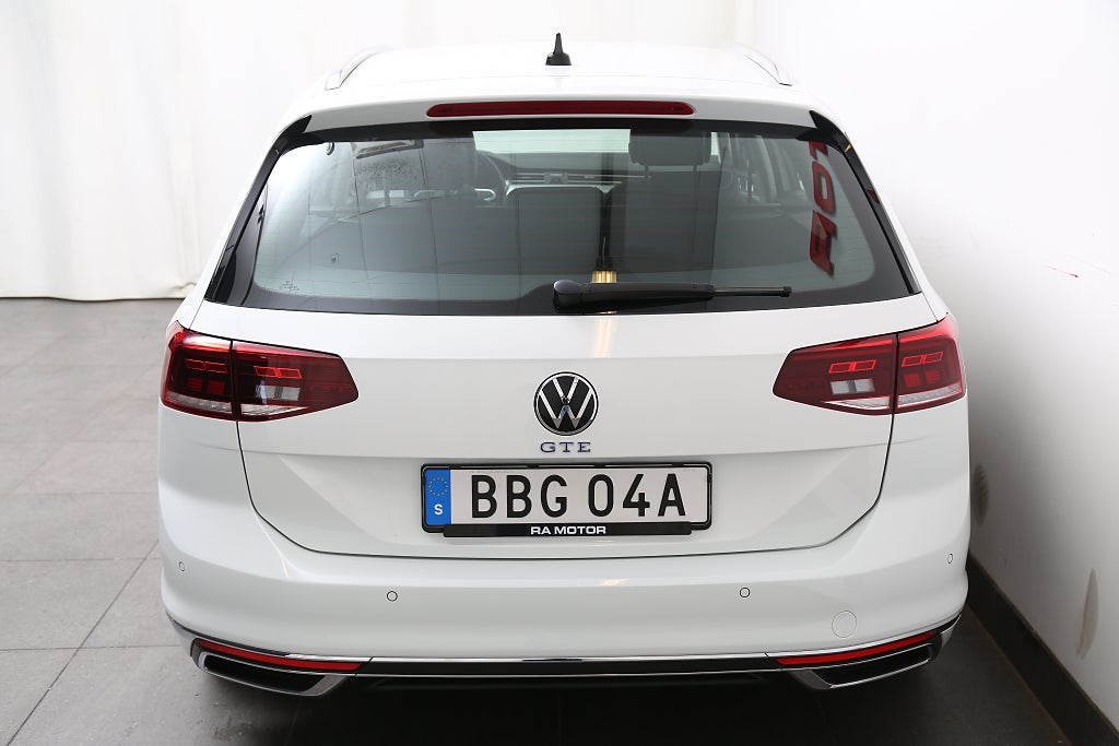 Volkswagen Passat Sportscombi GTE Plug-in 218hk DSG Motorv Extraljusramp 2021