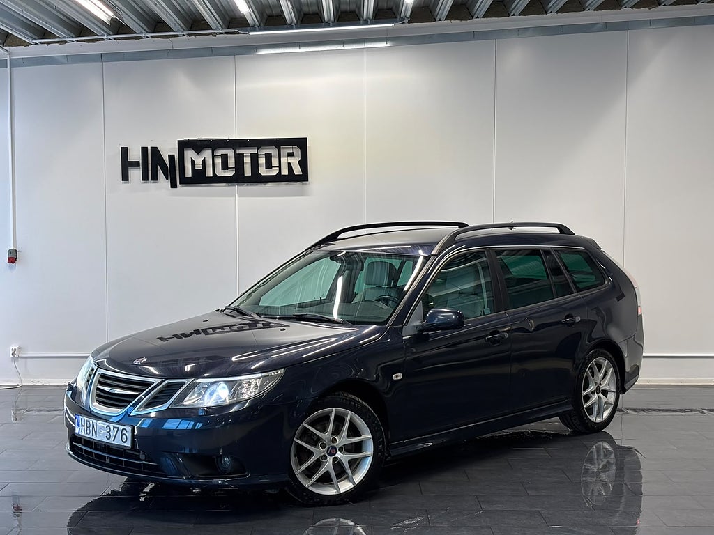 Saab 9-3 SportCombi 2.0t Vector |2Ägare|NyServ|LågSkatt|DRAG|