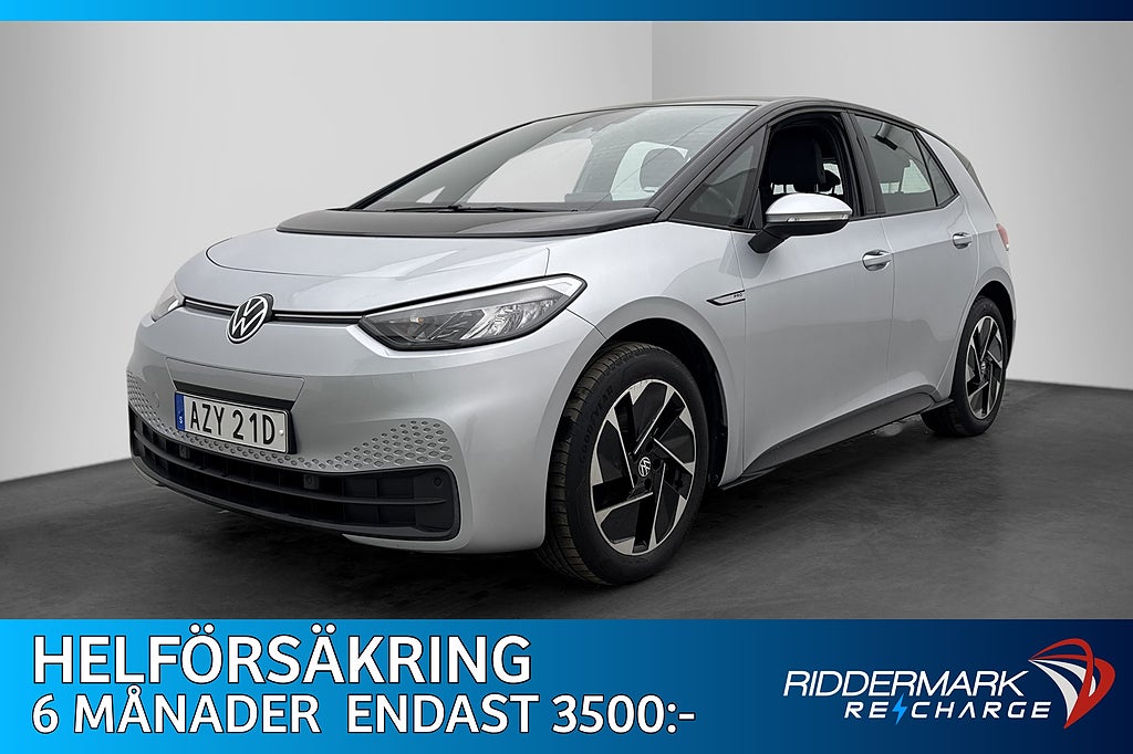Volkswagen ID.3 Pro Performance 204hk Värmepump Navi CarPlay
