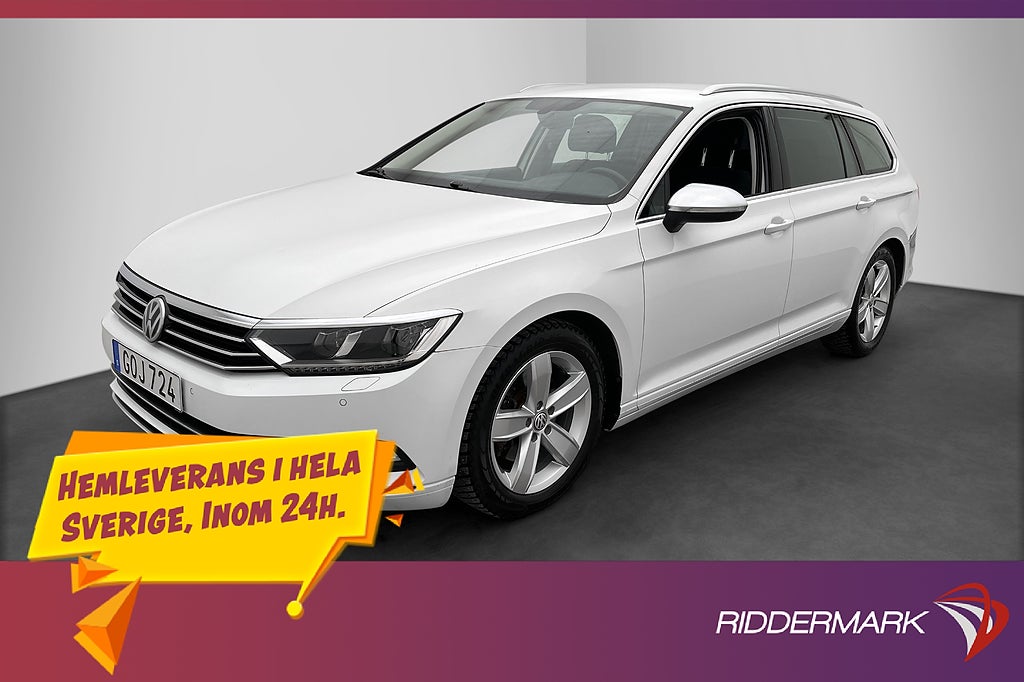 Volkswagen Passat 2.0 TDI 150hk D-Värmare Kamera Dragkrok