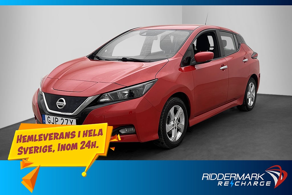 Nissan Leaf 150hk 40 kWh Acenta Kamera Rattvärme