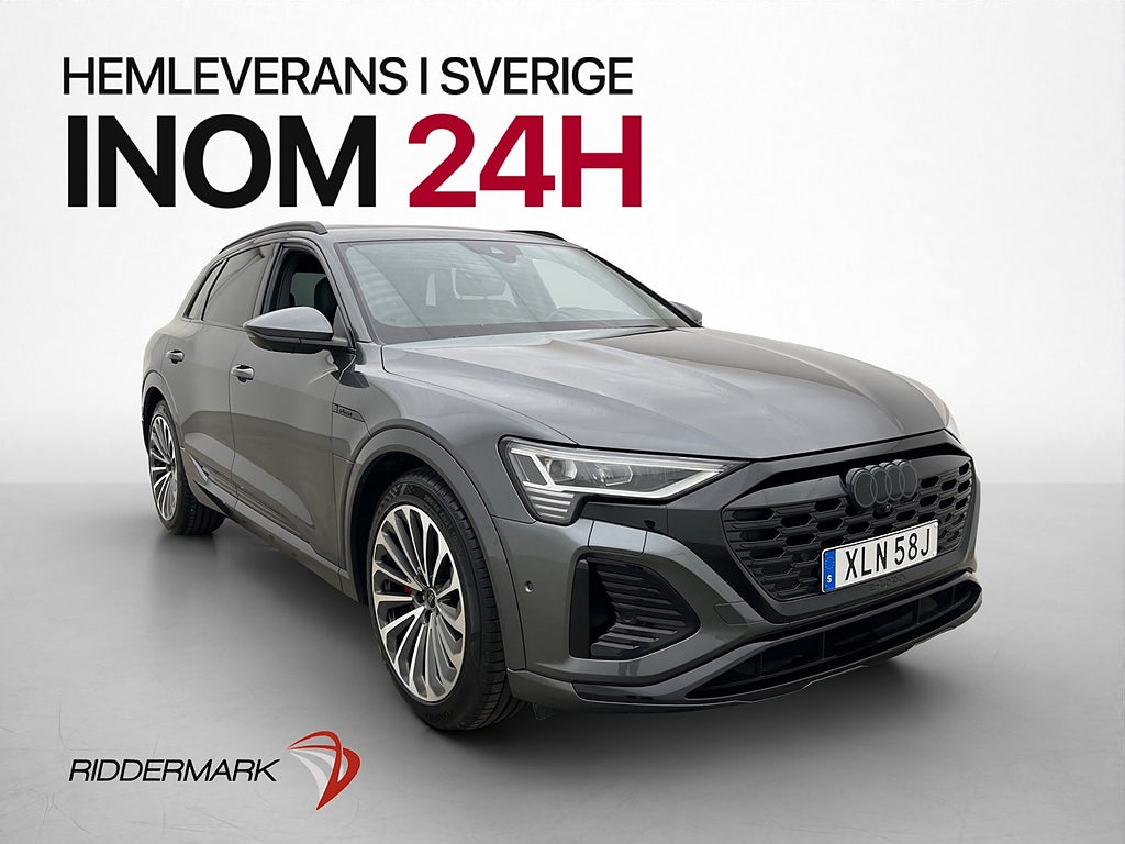 Audi q8-e-tron 55 Q S line Luft Matrix Pano B&O Drag MOMS