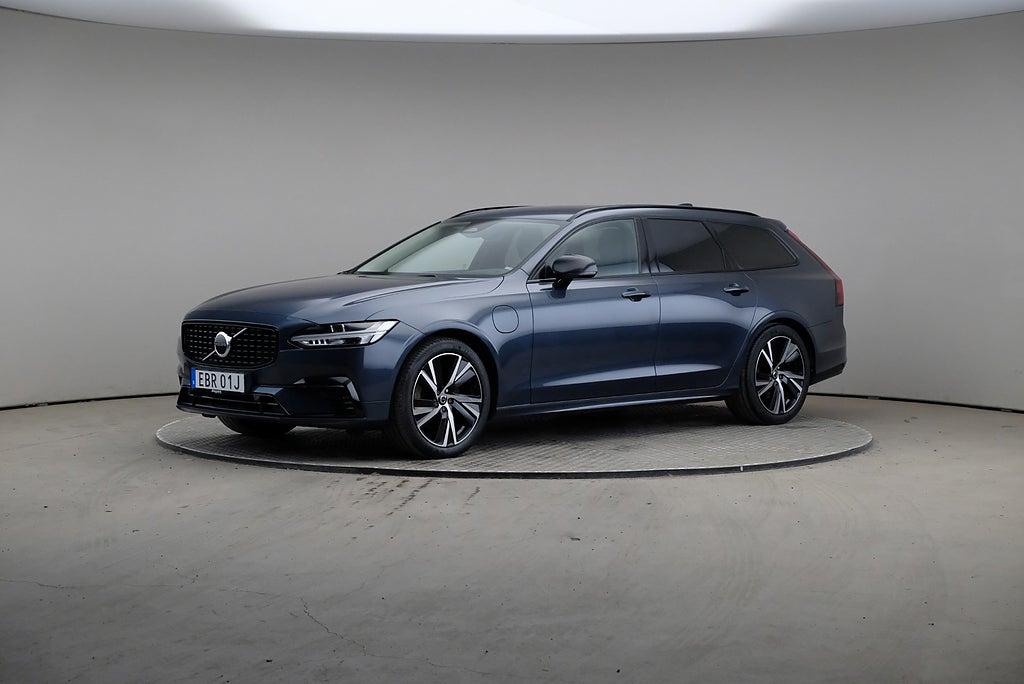 Volvo V90 Recharge T6 350hk AWD Plus Dark Läder Drag