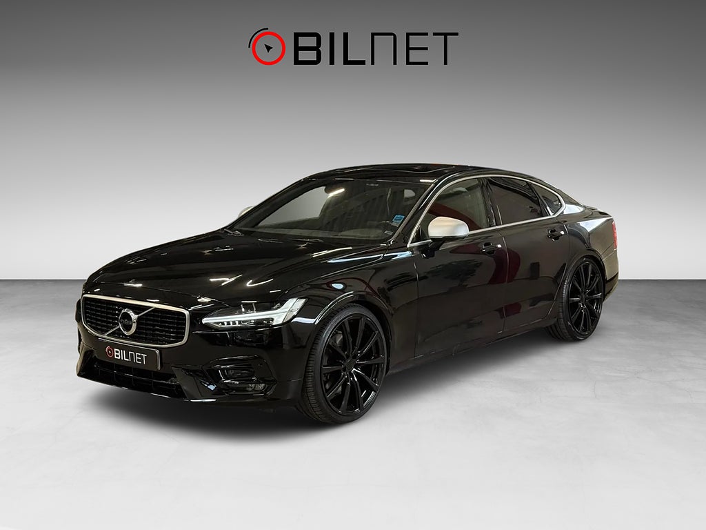 Volvo S90 D5 AWD 235hk R-Design Pano Värmare VOC HUD 21" Carbon