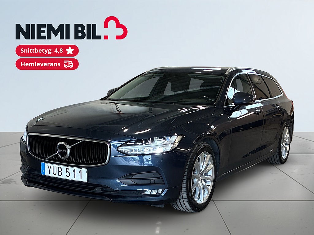 Volvo V90 D4 AWD Aut Momentum Drag Kamera Värmare Cockpit S&Vhjul