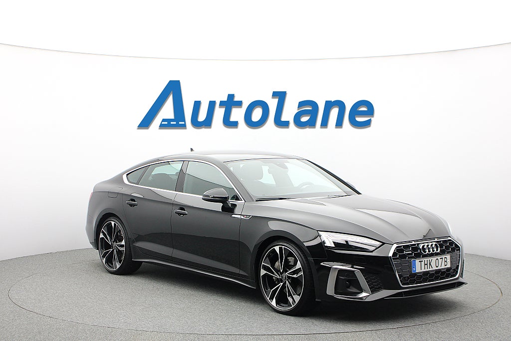 Audi A5 Sportback 45 TFSI quattro, S line, Matrix, 20" 265hk