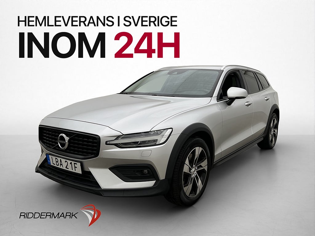 Volvo V60 Cross Country B4 AWD D-Värm H/K B-Kamera Skinn VOC