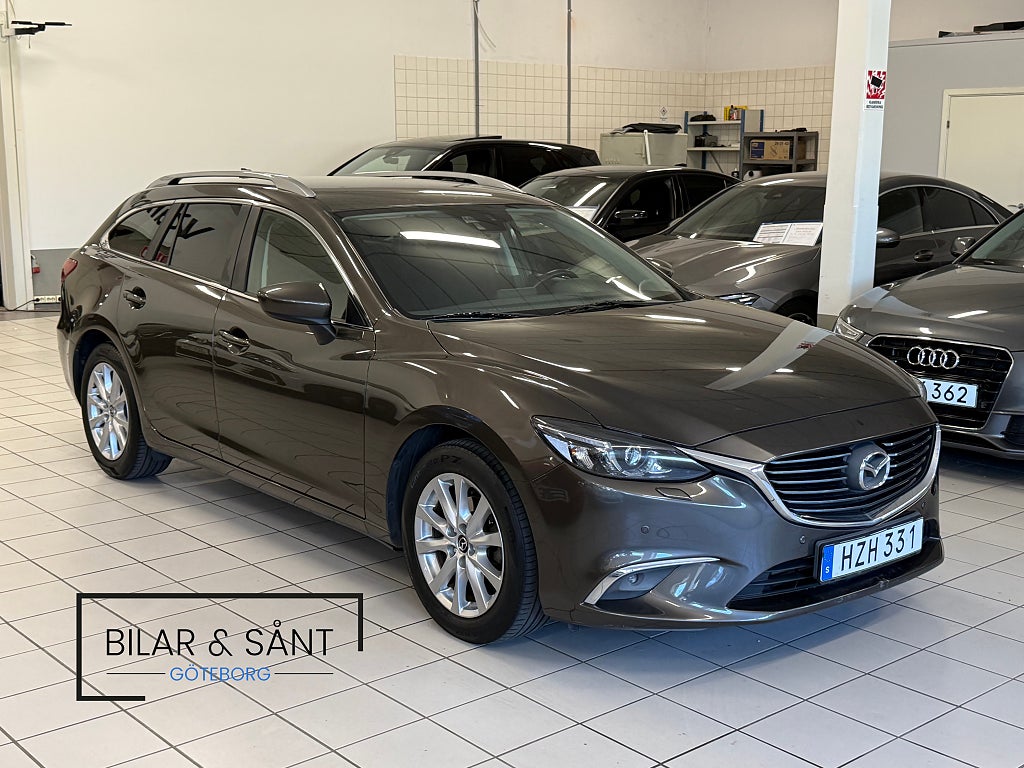 Mazda 6 Wagon 2.2 SKYACTIV-D AWD Euro 6 Navigation P-sensorer