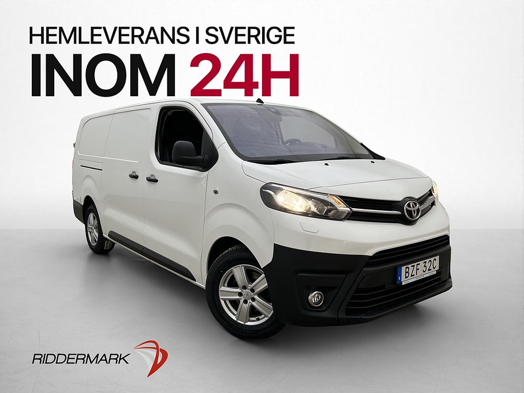Toyota ProAce L3 Ny-Kamrem Värm PDC Drag 2xDörrar HUD Moms
