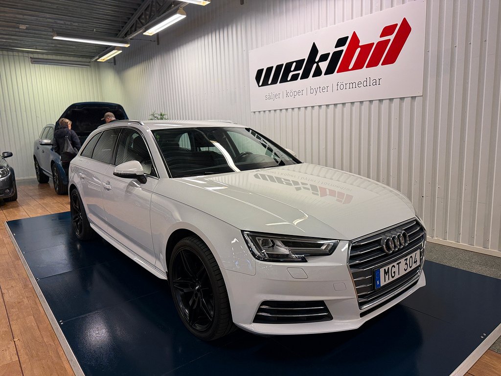 Audi A4 Avant 2.0 TFSI S Tronic ,19", Dragkrok, 190hk Euro 6