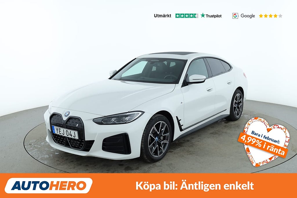 BMW i4 eDrive40 Gran Coupé M Sport / 360°, Pano, Cockpit