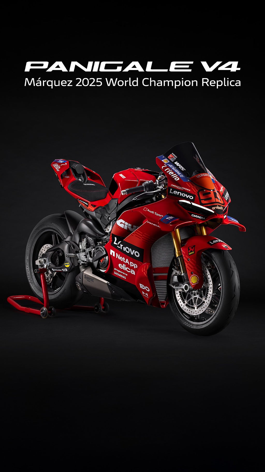 Ducati Panigale V4 Márquez 2025 World Champion Replica