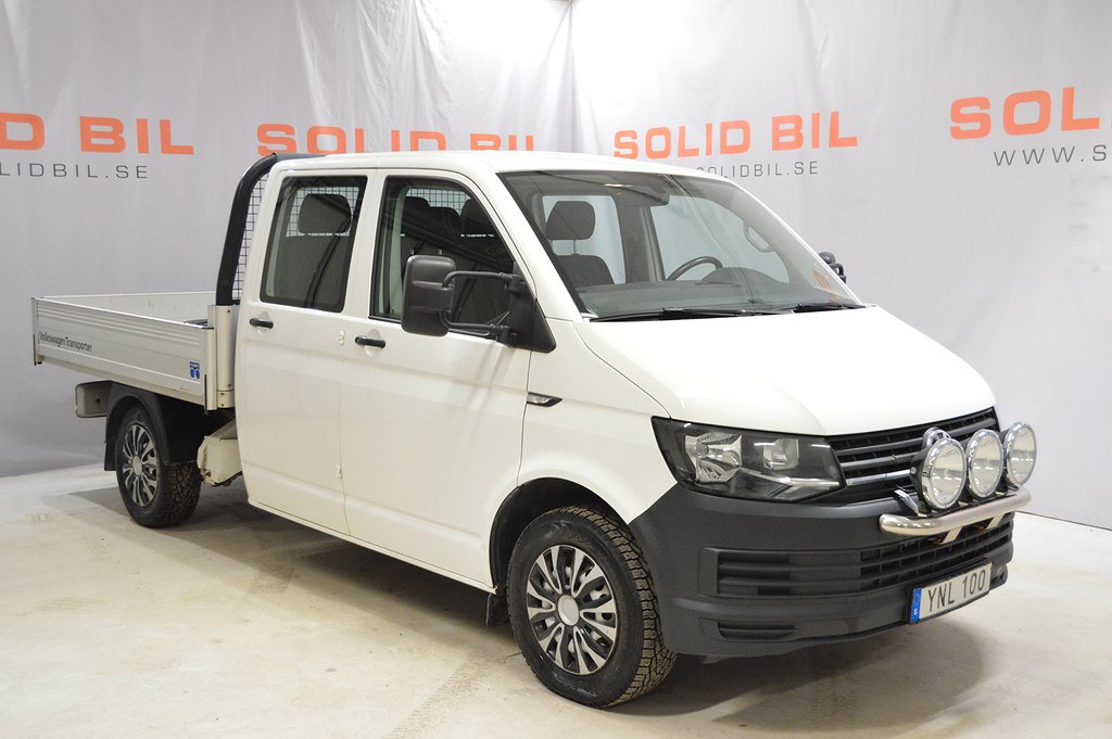 Volkswagen Transporter 2.0 TDI 5-Sits Flak D-värmare Drag 