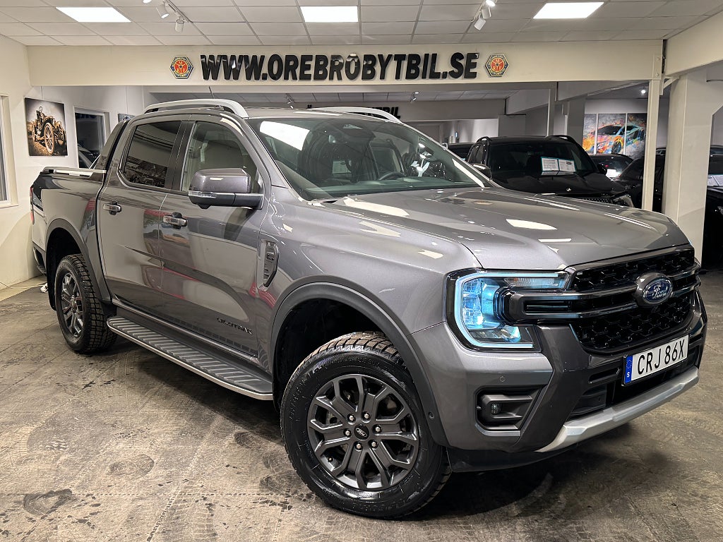 Ford ranger Dubbelhytt 2.0 e-4WD Wildtrak Drag Gps Värmare Se Spec