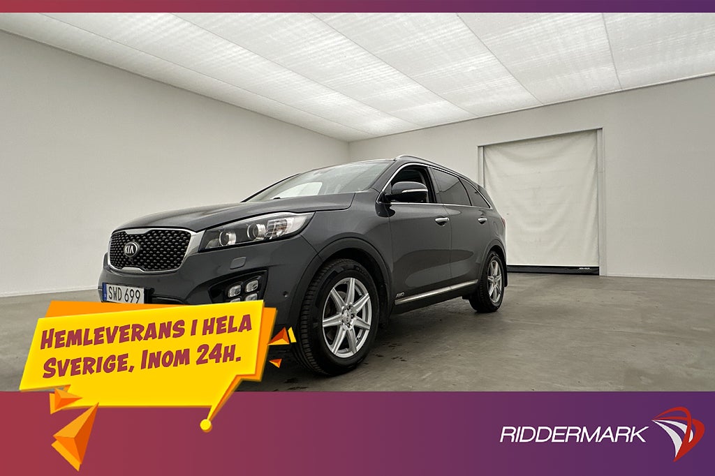 Kia Sorento CRDi AWD Special Edt 7-Sits Pano 360° Skinn Drag