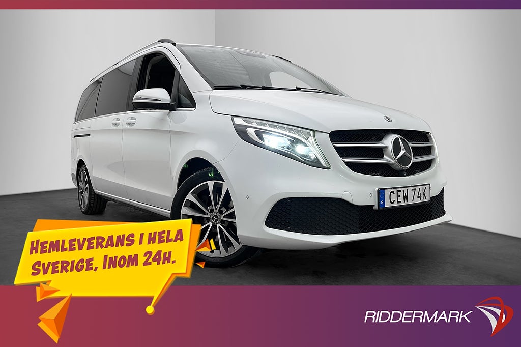 Mercedes-Benz V 300 Avantgarde Värm Drag Skinn El-Dörr Moms