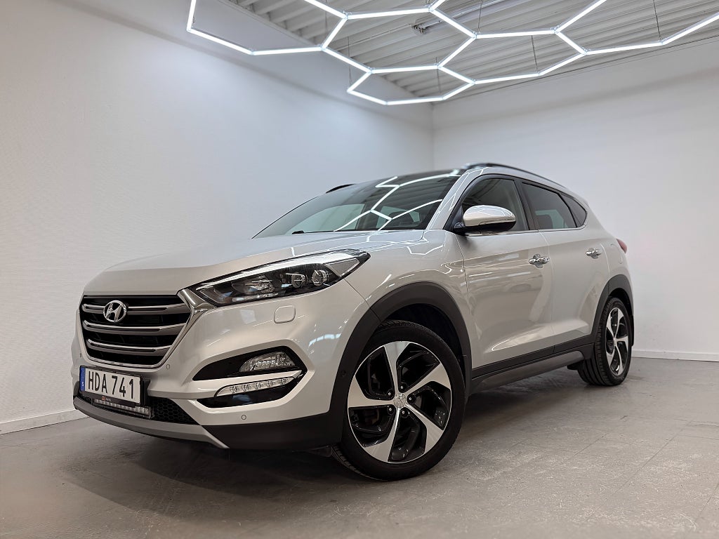 Hyundai Tucson 1.6 T-GDI AWD Drag Panorama Navi B-Kamera CarPlay LED