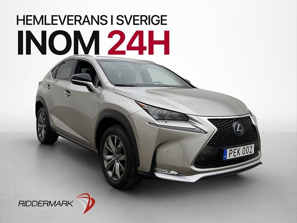 Lexus NX 300h 197hk AWD F-Sport Skinn Kamera Rattvärme
