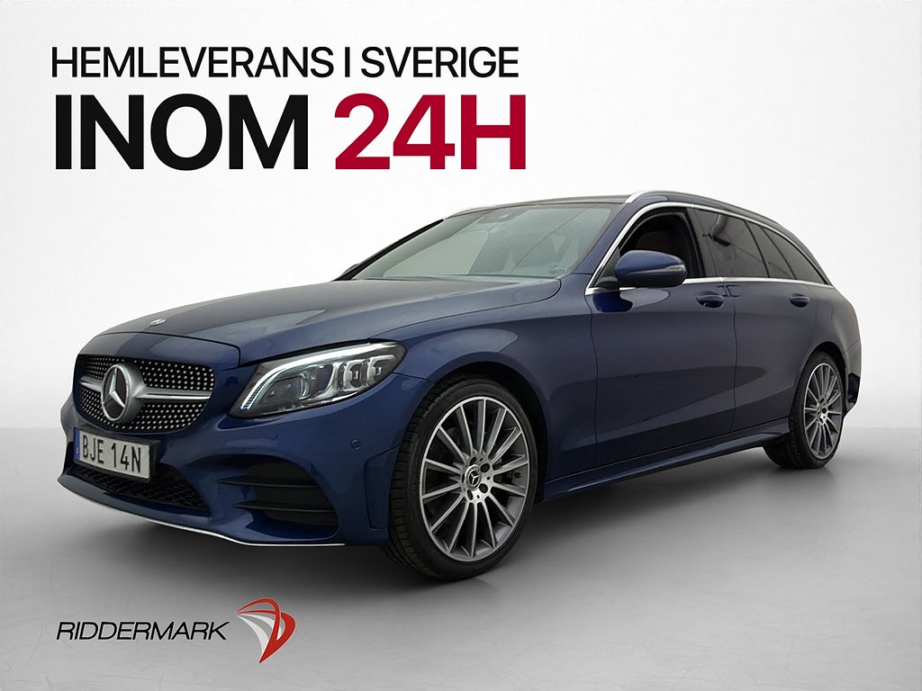 Mercedes-Benz C220 d T 4M 194hk AMG Pano Cockpit Fjärr-Värm