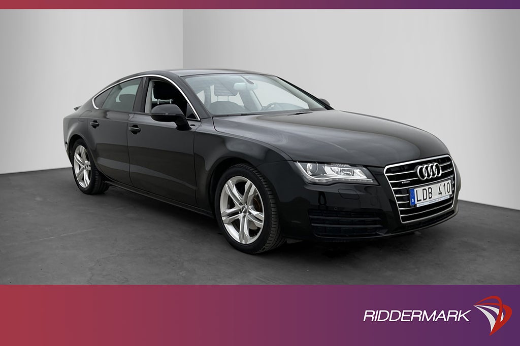 Audi A7 Sportback V6 Quattro 204hk Skinn Keyless Sensorer