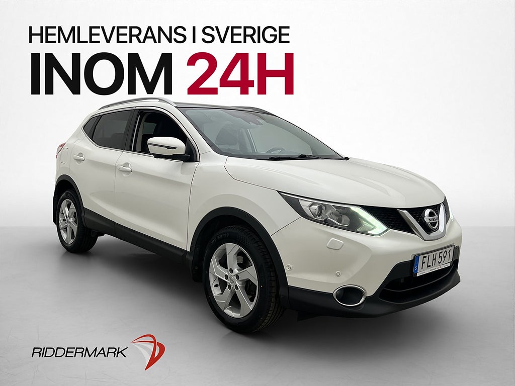 Nissan Qashqai 1.5 dCi 110hk Tekna Panorama 360° Navi