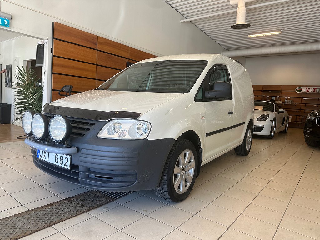 Volkswagen Caddy Skåpbil 1.9 TDI Drag Lågmil Skinn