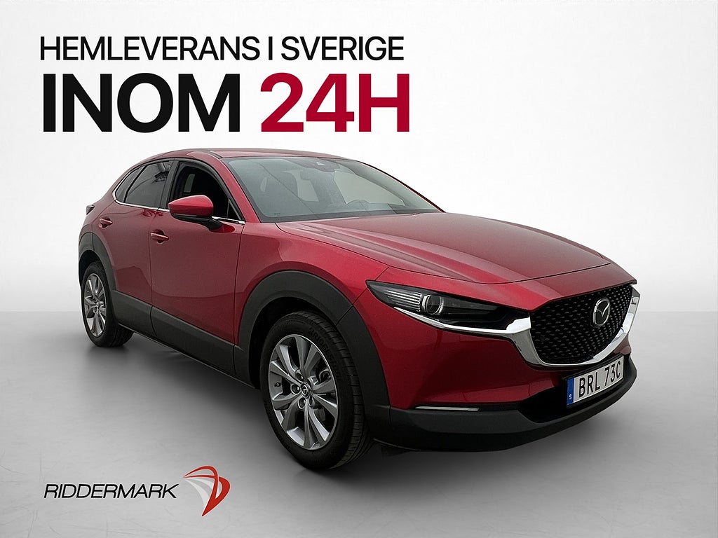 Mazda CX-30 2.0 e-SKYACTIV-G M Hybrid BOSE HuD Drag Kamera