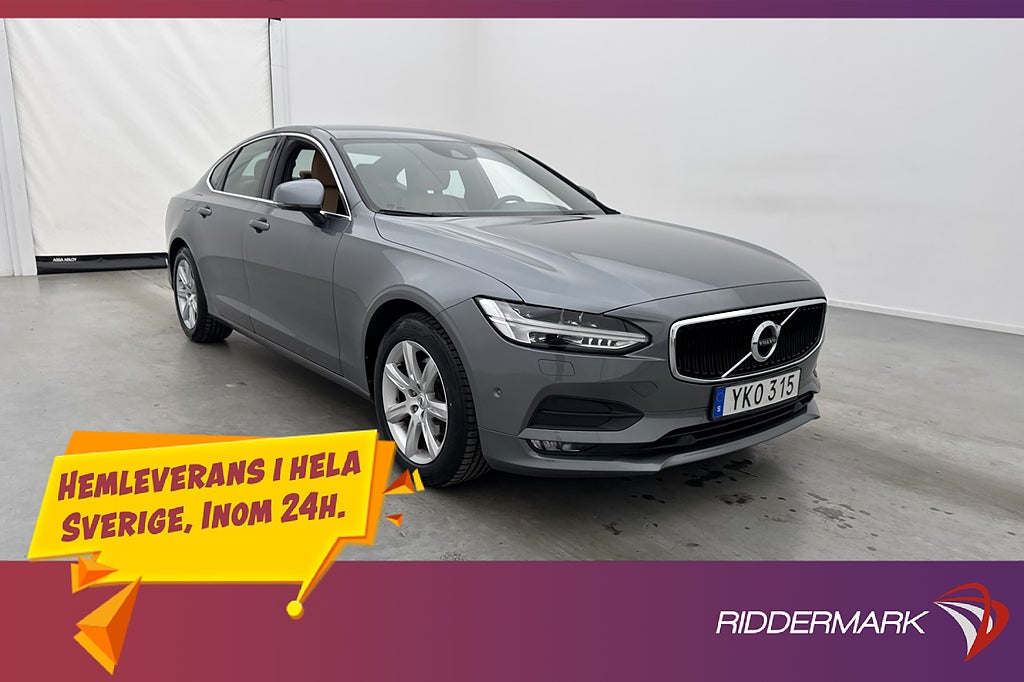 Volvo S90 D4 AWD 190hk Momentum Värmare  Kamera Skinn BLIS