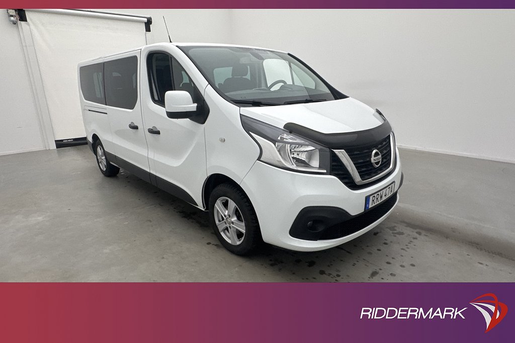 Nissan NV300 Kombi Lång Värmare Dragkrok B-Kamera 9-Sits