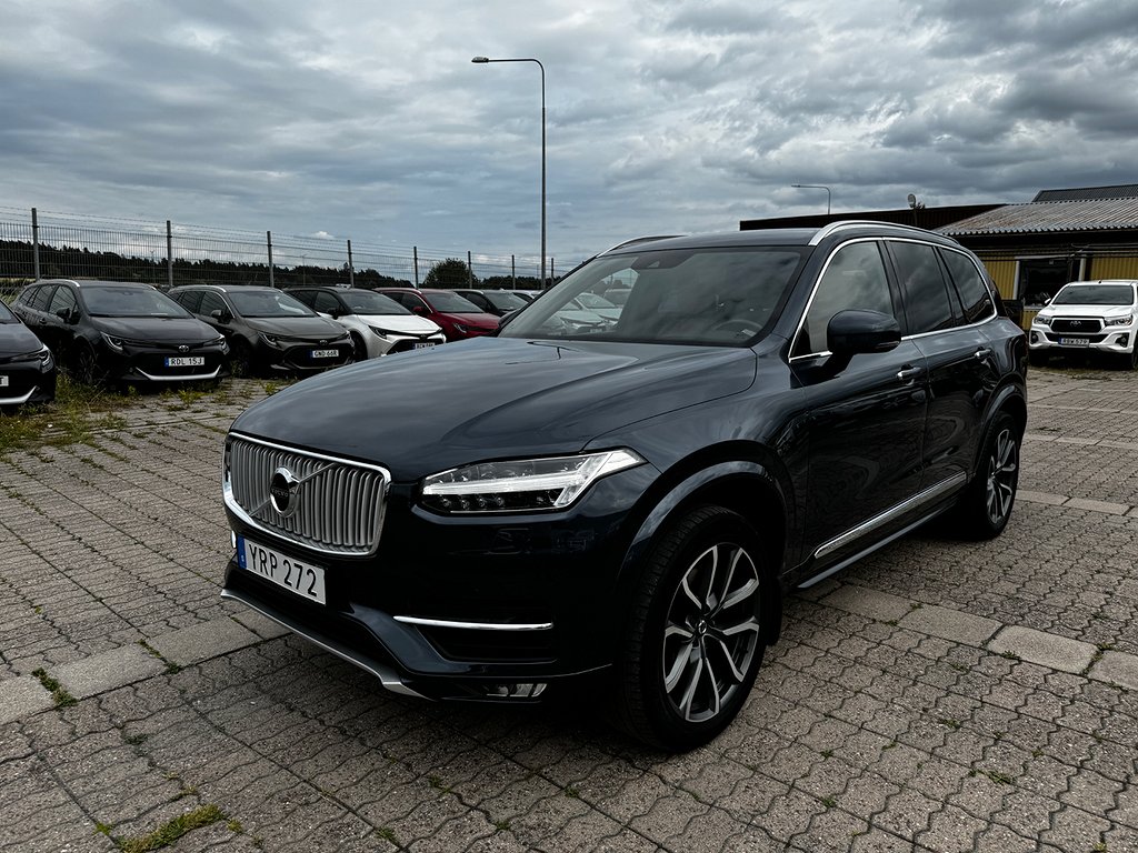 Volvo XC90 AWD 7-SITS INSCRIPTION VOC DRAG NAVI 2-ÅRS GARANTI