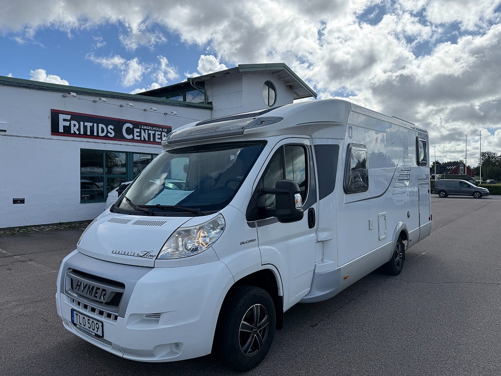 Hymer T 674 CL Höga långbäddar, bra lastvikt, välvårdad husbil! 