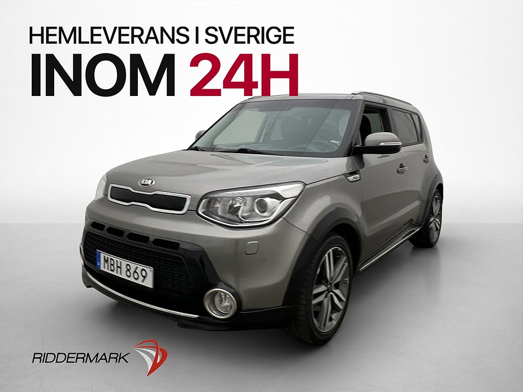 Kia Soul 1.6 CRDi 136hk Kamera Dragkrok 1-Brukare