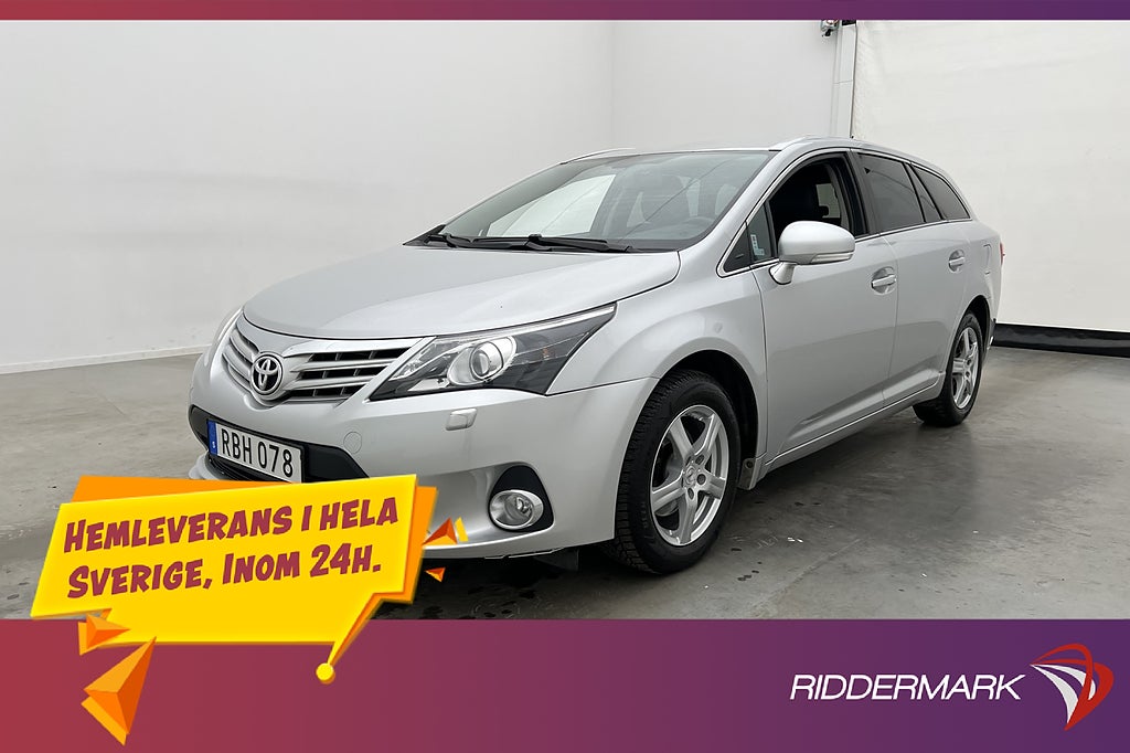 Toyota Avensis Kombi 1.8 147hk Kamera Halvskinn En-Brukare