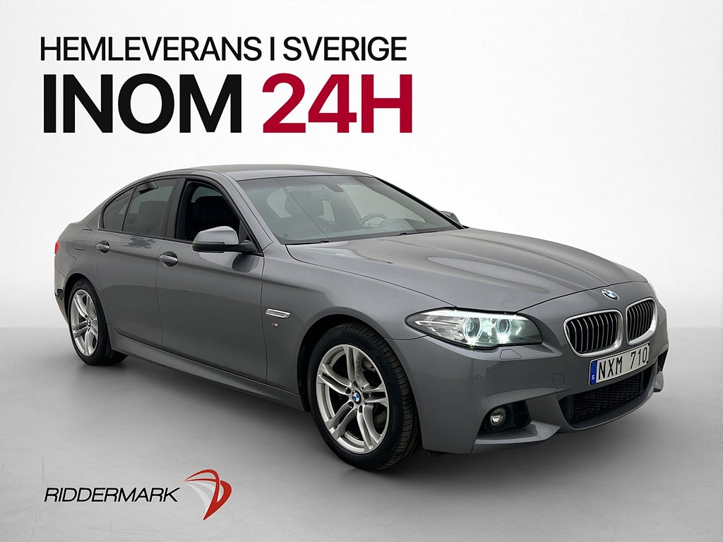 BMW 520d xDrive Sedan M Sport Skinn Drag Rattvärme Elstolar